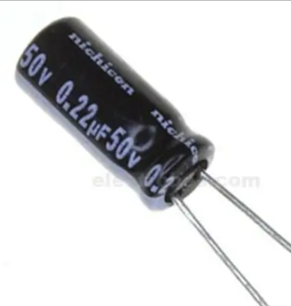 0.22uf 50v Aluminum Electrolytic Capacitor – KSH 20 at HIMA TRONICS Mombasa – Quality electronics in Kenya