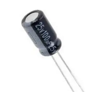 100uf 25v Aluminum Electrolytic Capacitor – KSH 20 at HIMA TRONICS Mombasa – Quality electronics in Kenya