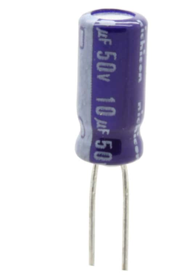 10UF 50V Aluminum Electrolytic Capacitor – KSH 20 at HIMA TRONICS Mombasa – Quality electronics in Kenya
