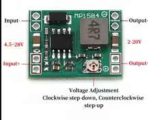 22mm X17mm Mini MP1584EN DC-DC BUCK Adjustable Step Down Module Effect Higher Than LM2596 DIY mobile power Boards – KSH 100 at HIMA TRONICS Mombasa – Top quality modules. Best electronics in Kenya. Shop now for Arduino, ESP32, sensors and IoT devices. - View 2