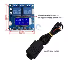 XY-TR01 SHT20 Humidity Temperature Controller DC 12V Hygrometer Thermometer Thermostat Humidistat LCD Digit Display Relay Module – KSH 2,000 at HIMA TRONICS Mombasa – Top quality HIMA electronics. Best electronics in Kenya. Shop now for Arduino, ESP32, sensors and IoT devices. - View 4
