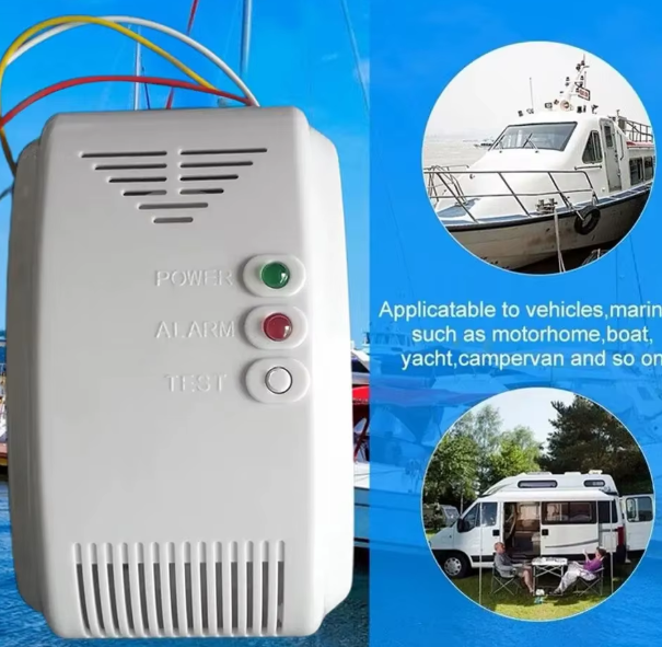 Propane Butane Sensor 12V Gas Detector Sensor Alarm LPG Natural Motor Home Camper Marine LED Flash Alarm Sound – KSH 2,000 at HIMA TRONICS Mombasa – Top quality HIMA electronics. Best electronics in Kenya. Shop now for Arduino, ESP32, sensors and IoT devices. - View 2