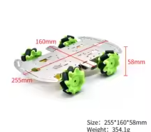 4WD Mecanum Wheel Smart Robot Car Aluminum Chassis Kit For Arduino Raspberry – KSH 2,200 at HIMA TRONICS Mombasa – Top quality motors. Best electronics in Kenya. Shop now for Arduino, ESP32, sensors and IoT devices. - View 2
