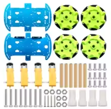 4WD Mecanum Wheel Smart Robot Car Aluminum Chassis Kit For Arduino Raspberry – KSH 2,200 at HIMA TRONICS Mombasa – Top quality motors. Best electronics in Kenya. Shop now for Arduino, ESP32, sensors and IoT devices. - View 3