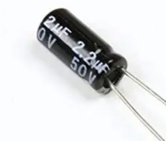 2.2uf 50v Aluminum Electrolytic Capacitor – KSH 20 at HIMA TRONICS Mombasa – Quality electronics in Kenya
