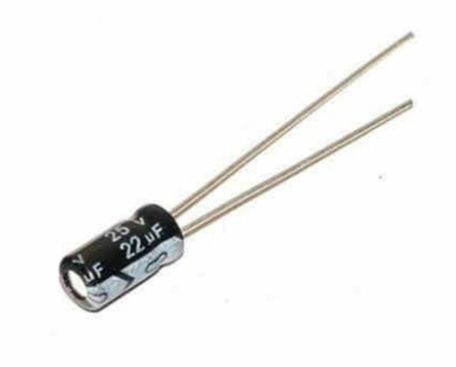 22UF 25V Aluminum Electrolytic Capacitor – KSH 20 at HIMA TRONICS Mombasa – Quality electronics in Kenya
