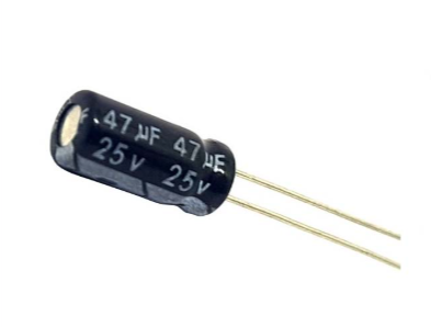 47UF 25V Aluminum Electrolytic Capacitor – KSH 20 at HIMA TRONICS Mombasa – Quality electronics in Kenya