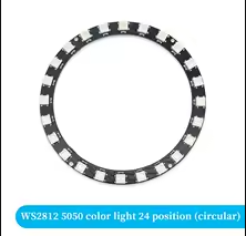 5V  24 BITS WS2812 5050 RGB LED Ring Lamp Light + Integrated Drivers For Arduino Diy – KSH 250 at HIMA TRONICS Mombasa – Quality electronics in Kenya