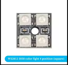 5V   4 BITS  SQUARE WS2812 5050 RGB LED Ring Lamp Light + Integrated Drivers For Arduino Diy – KSH 100 at HIMA TRONICS Mombasa – Quality electronics in Kenya