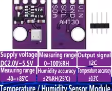 AHT30 Temperature Humidity Sensor Module Temperature And Humidity Probe I2C Digital Signal High Precision For Arduino – KSH 400 at HIMA TRONICS Mombasa – Quality electronics in Kenya