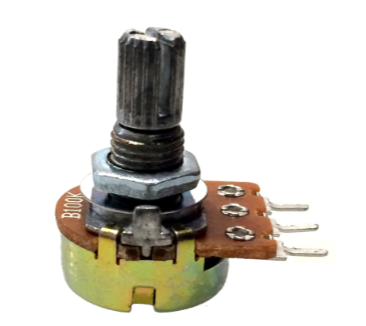WH148 Carbon Film Potentiometer  3PIN  B100K – KSH 40 at HIMA TRONICS Mombasa – Quality electronics in Kenya