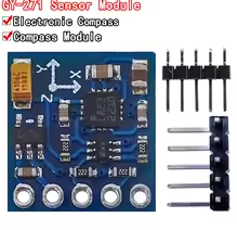 GY-271 QMC5883L 3V-5V Three 3 Triple Axis Magnetic Field Compass Magnetometer Sensor Module For Arduino IIC Board – KSH 450 at HIMA TRONICS Mombasa – Quality electronics in Kenya