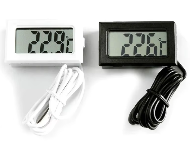 Mini LCD digital thermometer used for freezer temperature - 50-110℃ refrigerator thermometer indoor and outdoor waterproof probe – KSH 500 at HIMA TRONICS Mombasa – Quality electronics in Kenya