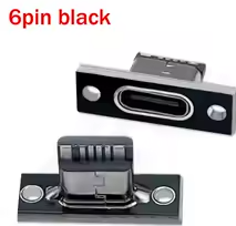 Type-C 6Pin Waterproof Strip Line Of Solder Joint Female Connector Jack Charging Port USB Socket Connector – KSH 100 at HIMA TRONICS Mombasa – Top quality connectors. Best electronics in Kenya. Shop now for Arduino, ESP32, sensors and IoT devices.