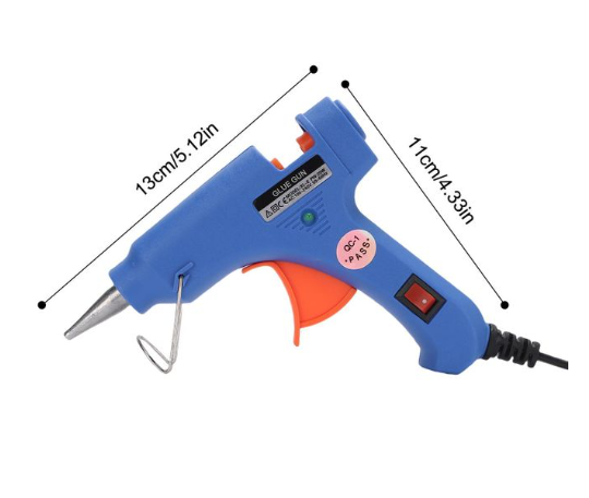20W Hot Glue Gun Kit with 30Pcs Glue Sticks, Fast Heating Anti-Leak Nozzle for Crafts, Home, Office, School Projects – KSH 600 at HIMA TRONICS Mombasa – Quality electronics in Kenya